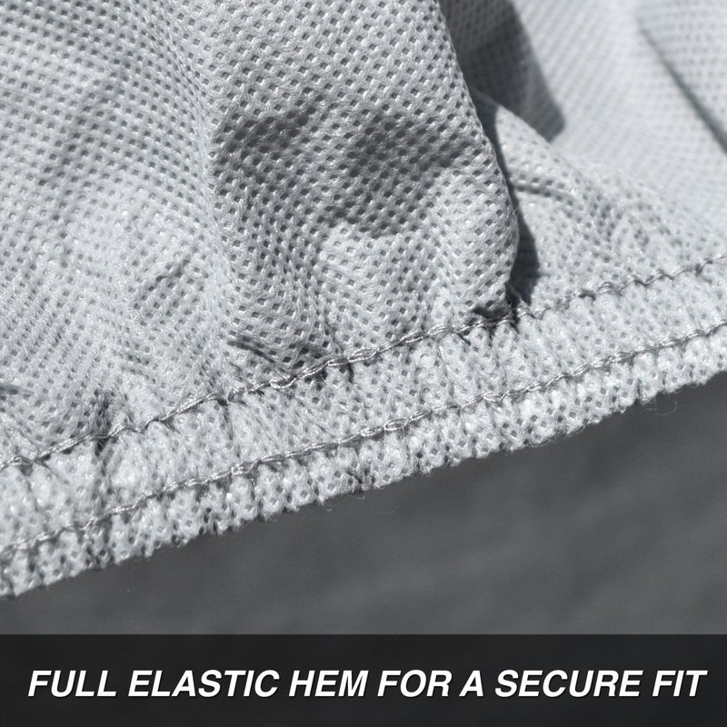 Budge VB-1 Lite Van Cover Indoor, Dustproof, UV Resistant Van Cover Fits Mini Vans up to 216â€ L x 60" W x 60" H, Gray, Size V1: Fits up to 18' - Image 4